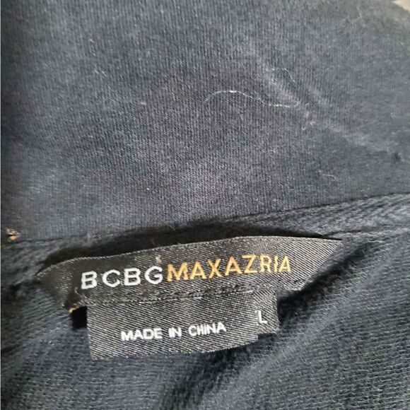 BCBGMAXAZRIA Studed Sweater Jacket Size Large - Picture 11 of 12